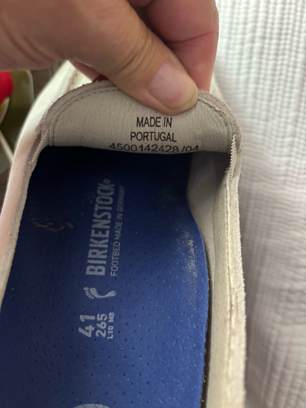 Birkenstock Women's Cream Slip-On Loafers - Picture 10 of 11